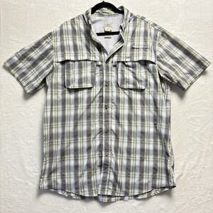 LL Bean UPF Tropic Wear Sun Smart Hiking Short Sleeve Mens Large Tall Fishing